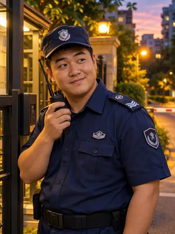 鲁班在小区当保安封面